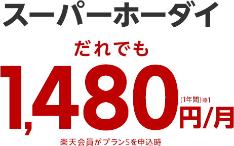 スーパーホーダイ